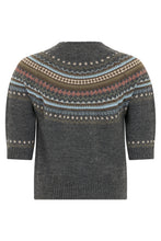Load image into Gallery viewer, Crew neck sweater with short sleeves
