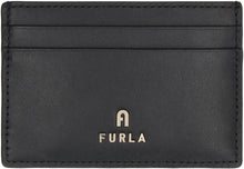 Load image into Gallery viewer, Furla Camelia leather card holder

