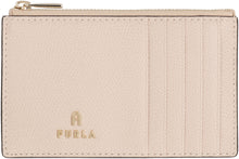 Load image into Gallery viewer, Furla Camelia Leather card holder
