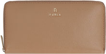 Load image into Gallery viewer, Furla Camelia XL Leather zip around wallet
