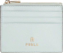 Load image into Gallery viewer, Furla Camelia leather card holder
