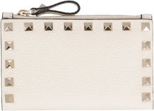 Load image into Gallery viewer, Rockstud leather card holder
