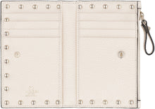 Load image into Gallery viewer, Rockstud leather card holder
