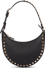 Load image into Gallery viewer, Rockstud mini leather hobo bag
