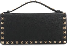 Load image into Gallery viewer, Rockstud leather wallet on chain
