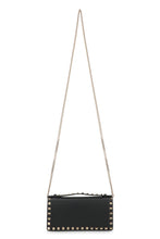 Load image into Gallery viewer, Rockstud leather wallet on chain
