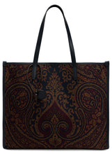 Load image into Gallery viewer, Tote bag with paisley pattern
