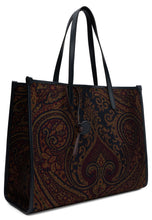 Load image into Gallery viewer, Tote bag with paisley pattern
