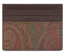 Load image into Gallery viewer, Card holder with paisley pattern
