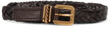 Load image into Gallery viewer, Braided leather belt
