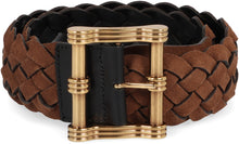 Load image into Gallery viewer, Reversible belt in leather and suede
