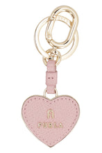 Load image into Gallery viewer, Furla Camelia Leather keyring with logo
