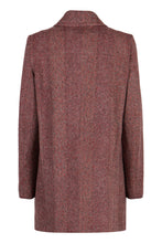 Load image into Gallery viewer, Double-breasted wool-blend tweed coat
