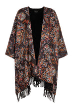 Load image into Gallery viewer, Jacquard wool cape
