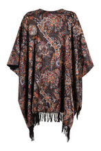 Load image into Gallery viewer, Jacquard wool cape
