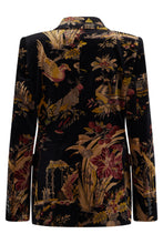 Load image into Gallery viewer, Floral double-breasted jacket
