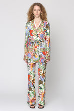Load image into Gallery viewer, Printed silk night gown
