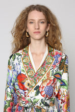 Load image into Gallery viewer, Printed silk night gown
