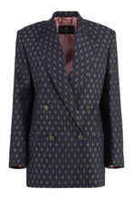 Load image into Gallery viewer, Double-breasted wool blazer
