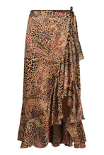 Load image into Gallery viewer, Printed silk skirt
