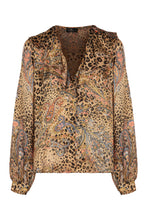 Load image into Gallery viewer, Printed silk blouse
