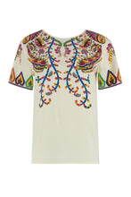Load image into Gallery viewer, Printed silk blouse
