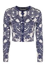 Load image into Gallery viewer, Jacquard knit cardigan

