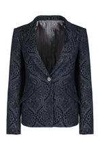 Load image into Gallery viewer, Denim jacquard jacket
