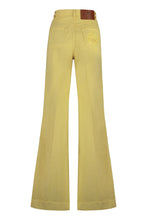 Load image into Gallery viewer, High-rise flared jeans
