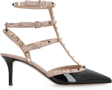 Load image into Gallery viewer, Rockstud Patent leather slingback pumps
