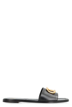 Load image into Gallery viewer, VLogo Signature Leather slides
