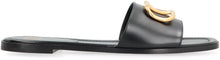 Load image into Gallery viewer, VLogo Signature Leather slides
