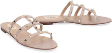 Load image into Gallery viewer, Rockstud Leather slides
