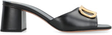 Load image into Gallery viewer, VLogo leather slides with logo
