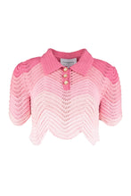 Load image into Gallery viewer, Cotton knit polo shirt
