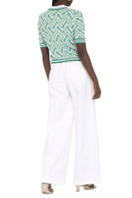 Load image into Gallery viewer, Jacquard knit polo shirt
