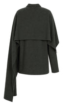 Load image into Gallery viewer, Wool shirt with shawl
