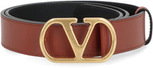 Load image into Gallery viewer, Vlogo Signature leather belt
