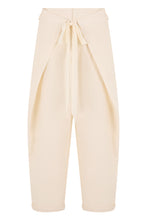 Load image into Gallery viewer, Wide-leg pants in cotton blend
