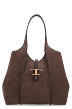 Load image into Gallery viewer, T Timeless Media Suede tote
