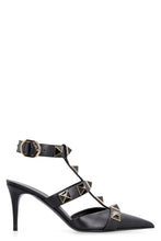 Load image into Gallery viewer, Valentino Garavani - Roman Studs leather slingback pumps
