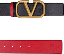 Load image into Gallery viewer, Valentino Garavani - Logo buckle leather belt
