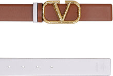 Load image into Gallery viewer, Valentino Garavani - Logo buckle leather belt
