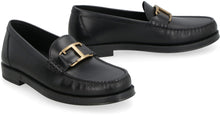 Load image into Gallery viewer, Logo detail leather loafers
