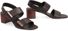 Load image into Gallery viewer, Heeled leather sandals
