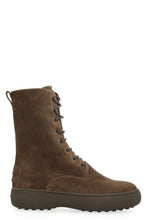 Load image into Gallery viewer, Lace-up suede ankle boots
