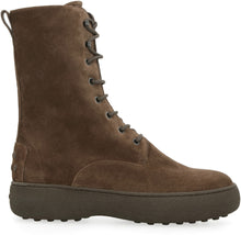 Load image into Gallery viewer, Lace-up suede ankle boots
