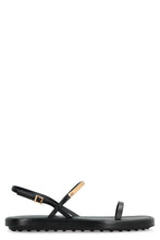Load image into Gallery viewer, Leather flat sandals
