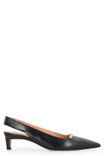 Load image into Gallery viewer, Leather slingback pumps
