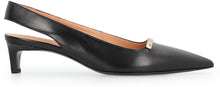 Load image into Gallery viewer, Leather slingback pumps
